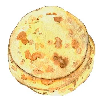 Mexican tortillas Stock Illustration