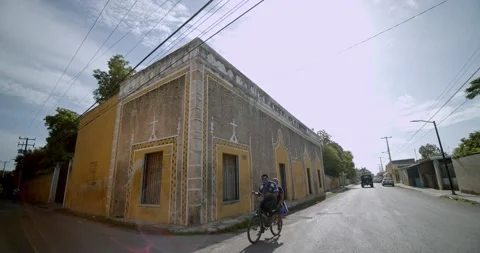 Mexican Town Streets Stock Footage 138966015