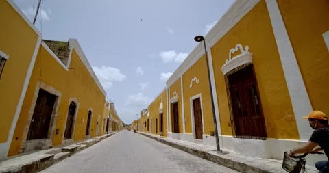 Mexican Town Streets Stock Footage 138966147
