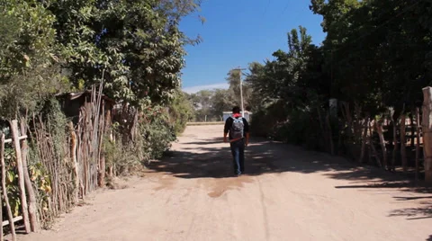 Mexican Walking Stock Footage 38351185