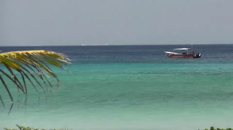 MEXICO-079 DRIFTING BOAT Stock Footage 10607925