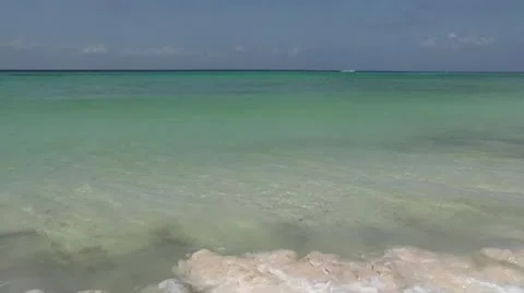 MEXICO-095 EMPTY OCEAN TILT AND PAN Stock Footage 10607986