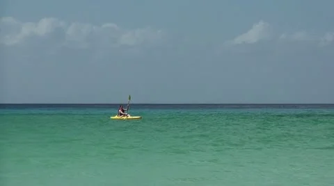 MEXICO-097 KAYAKER KAYAKING Stock Footage 10607985