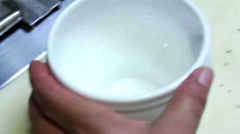 Mexico, 2014: CLOSE UP-HANDHELD SHOT. Chicken Soup being served in a dish. Stock Footage 42855097