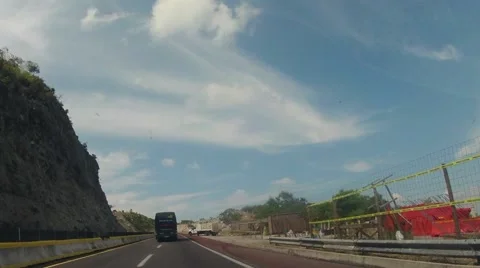 Mexico to Acapulco Road Ride. Time Lapse Stock Footage 48251663