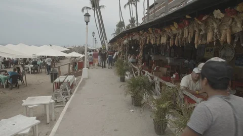 Mexico Beach Stock Footage 129575837
