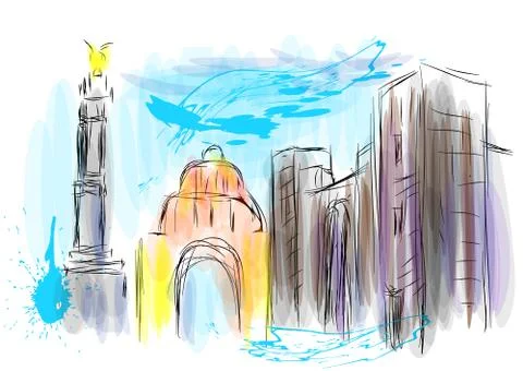 Mexico central america Stock Illustration