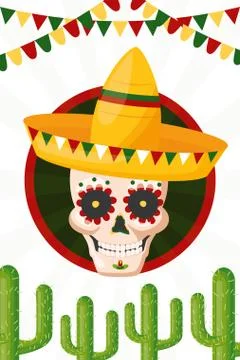 Mexico cinco de mayo Illustrazione stock