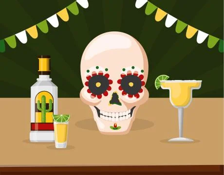 Mexico cinco de mayo 스톡 일러스트