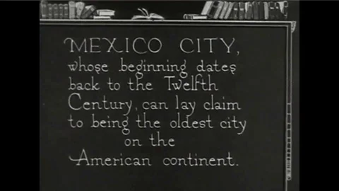Mexico City in 1920. Stock Footage 101022307
