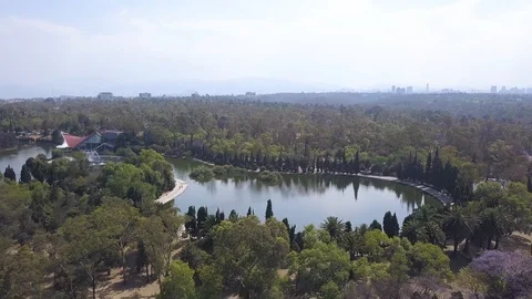 MEXICO CITY CHAPULTEPEC PANORAMIC VIEW Stock Footage 106946826