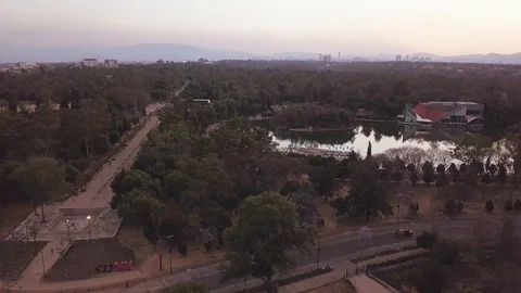 MEXICO CITY CHAPULTEPEC PANORAMIC VIEW Stock Footage 106947143