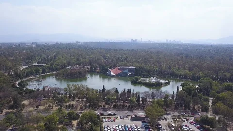 MEXICO CITY CHAPULTEPEC PANORAMIC VIEW Stock Footage 107013716