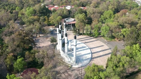 Mexico City Chapultepec Park Aerial Shot... | Stock Video | Pond5