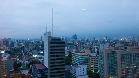 Mexico City cityscape Stock Footage 123718970