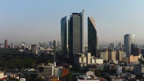 Mexico City drone view Video stock 245012216