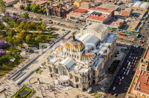 Mexico City Fine Arts Museum Stock Photos