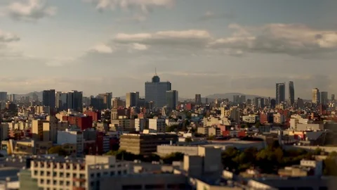Mexico City Panoramic Sunset Timelapse Vidéo 85750228