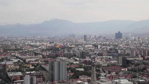 Mexico City Panoramic view Stock Footage 84806366