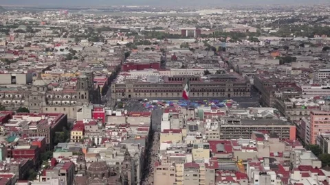 Mexico City Panoramic view Vídeo Stock 84806372