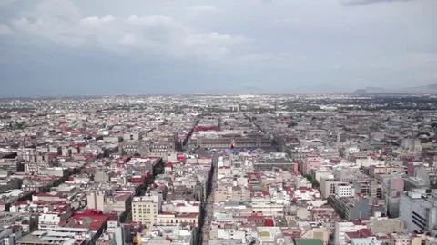 Mexico City Panoramic view Stock Footage 84806373