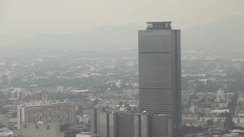 Mexico City Panoramic view Stock Footage 84806382