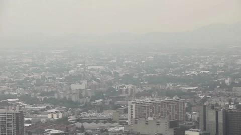 Mexico City Panoramic view Stock Footage 84806383