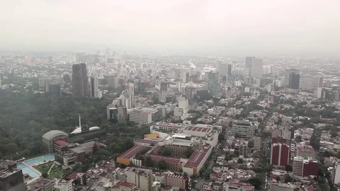 Mexico City Panoramic view Stock Footage 84806390