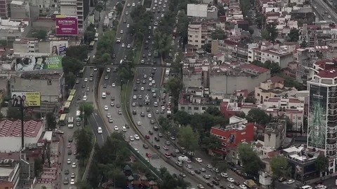 Mexico City Panoramic view Stock Footage 84806398