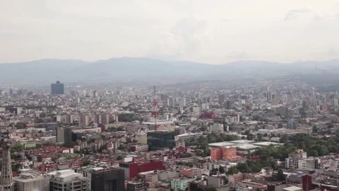 Mexico City Panoramic view Stock Footage 84806408