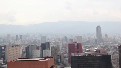 Mexico City Panoramic view Stock Footage 84806409