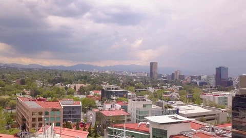 Mexico City panoramic view Stock Footage 91399876