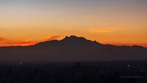 Mexico City Sunset Timelapse 스톡 동영상 320069117
