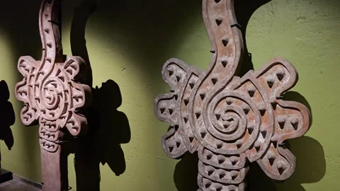 Mexico City – Templo Mayor, Aztec Ruins [8K] Stock-Footage 340373432