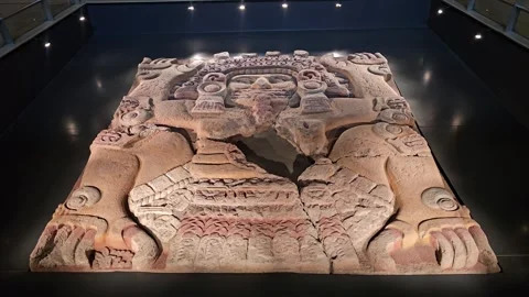 Mexico City – Templo Mayor, Aztec Ruins [8K] Stock Footage 340373788