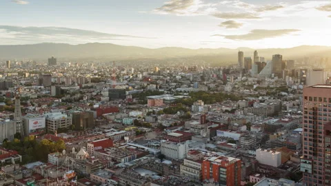 Mexico City time lapse Stock Footage 258232574
