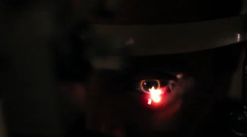 Mexico: CLOSE UP. Oculist doing an check up in the eyes of a patient. Stock Footage 48872067