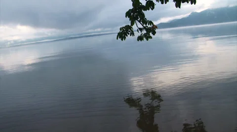 Mexico Cloudy Lagoon Stock Footage 38680705