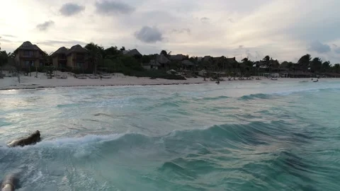 Mexico- Coastline at Sunset 01 Video stock 138408618