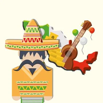 Mexico concept design Ilustración de archivo
