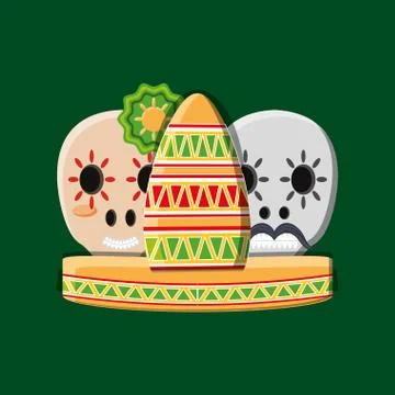 Mexico concept design Ilustración de archivo