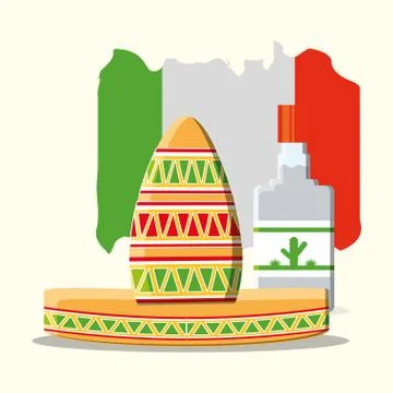 Mexico concept design Ilustración de archivo