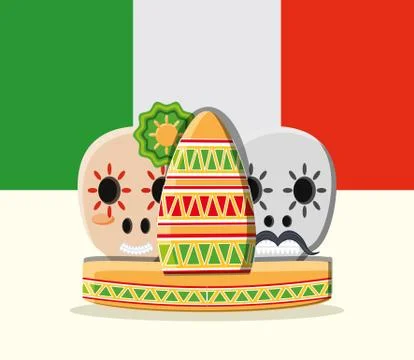 Mexico concept design Ilustración de archivo