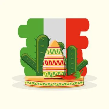 Mexico concept design Ilustración de archivo
