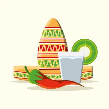 Mexico concept design Ilustración de archivo