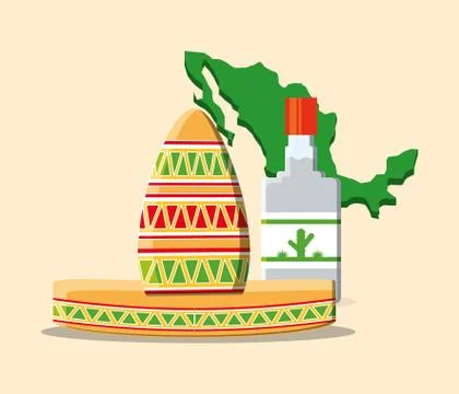 Mexico concept design Ilustración de archivo