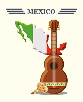 Mexico concept design Ilustración de archivo