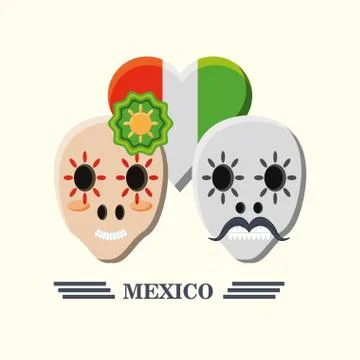 Mexico concept design Ilustración de archivo