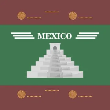 Mexico concept design Ilustración de archivo