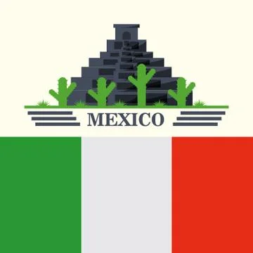 Mexico concept design Ilustración de archivo